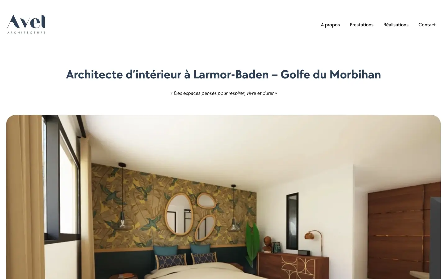 Page Accueil du site Avel
